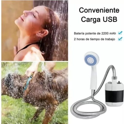 Portable Camping Rechargeable Outdoor Shower - Image 4